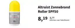 Plein.nl Altruist Zonnebrand Roller SPF50 aanbieding