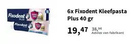 Plein.nl Fixodent Kleefpasta Plus aanbieding
