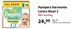 Plein.nl Pampers Harmonie Luiers aanbieding