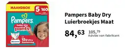 Plein.nl Pampers Baby Dry Luierbroekjes aanbieding