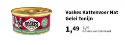 Plein.nl Voskes Kattenvoer Nat Gelei Tonijn aanbieding