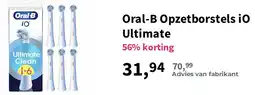 Plein.nl Oral-B Opzetborstels iO Ultimate aanbieding