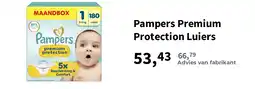 Plein.nl Pampers Premium Protection Luiers aanbieding