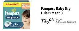 Plein.nl Pampers Baby Dry Luiers aanbieding