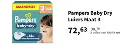 Plein.nl Pampers Baby Dry Luiers Maat 3 aanbieding