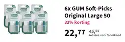 Plein.nl GUM Soft-Picks Original Large 50 aanbieding