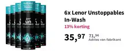 Plein.nl Lenor Unstoppables In-Wash aanbieding