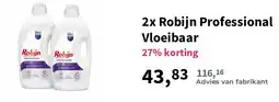 Plein.nl Robijn Professional Vloeibaar aanbieding
