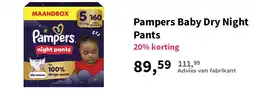 Plein.nl Pampers Baby Dry Night Pants aanbieding