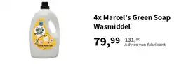 Plein.nl 4x Marcel's Green Soap Wasmiddel aanbieding