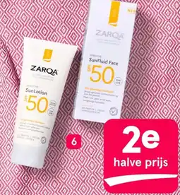 Etos ZARQA zonbescherming en aftersun aanbieding