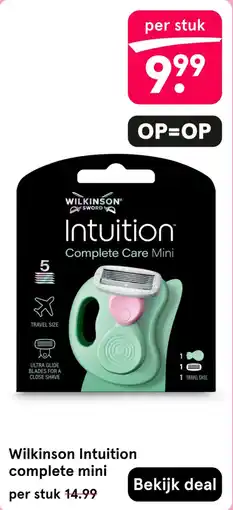 Etos Wilkinson Intuition complete mini aanbieding