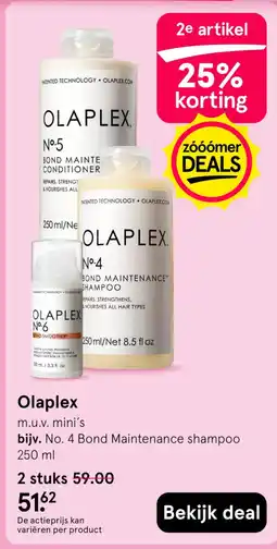 Etos Olaplex aanbieding