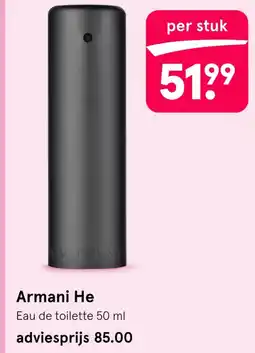 Etos Armani He aanbieding