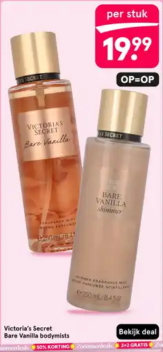 Etos Victoria's Secret Bare Vanilla bodymists aanbieding