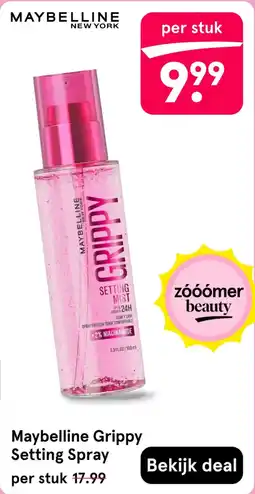 Etos Maybelline Grippy Setting Spray aanbieding