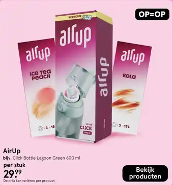Etos AirUp aanbieding