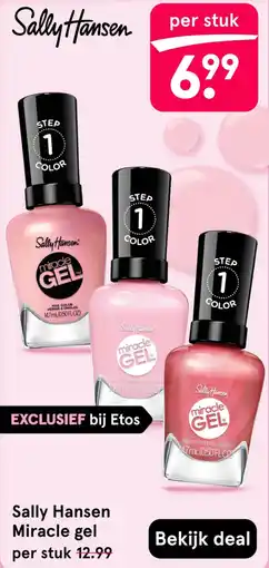Etos Sally Hansen Miracle gel aanbieding