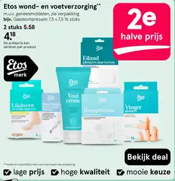 Etos Etos wond- en voetverzorging aanbieding