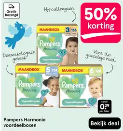 Etos Pampers Harmonie voordeelboxen aanbieding