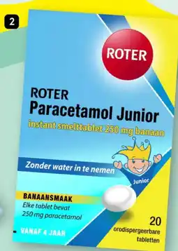 Etos Roter Paracetamol 250 mg junior aanbieding