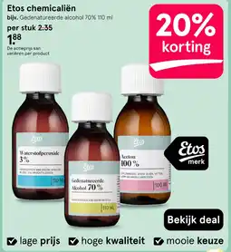 Etos Etos chemicaliën aanbieding