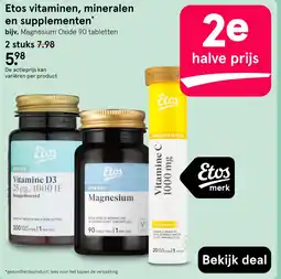 Etos Etos vitaminen, mineralen en supplementen aanbieding