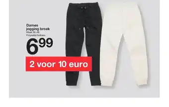 Zeeman Dames jogging broek 36-48 aanbieding