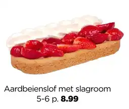 Jumbo Aardbeienlof met slagroom aanbieding