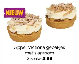 Jumbo Appel Victoria gebakjes met slagroom aanbieding