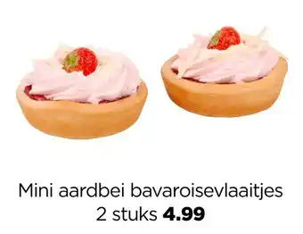 Mini aardbei bavaroisevlaaitjes