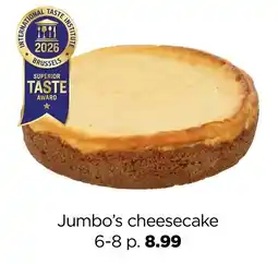 Jumbo Jumbo's cheesecake aanbieding