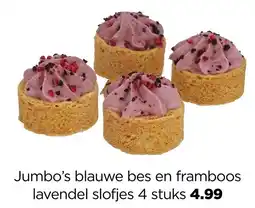 Jumbo Jumbo's blauwe bes en framboos lavendel slofjes aanbieding