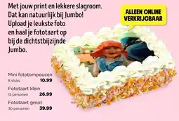 Jumbo Alle Fototaart aanbieding