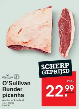 De Kweker O'Sullivan Runder picanha aanbieding
