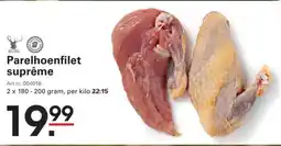 De Kweker Parelhoenfilet sprême aanbieding