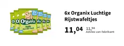 Plein.nl 6x Organix Luchtige Rijstwafeltjes aanbieding