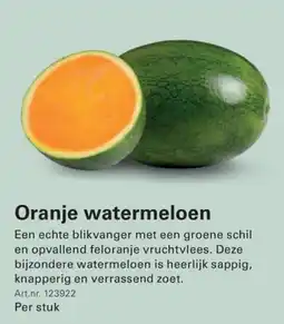 De Kweker Oranje watermeloen aanbieding