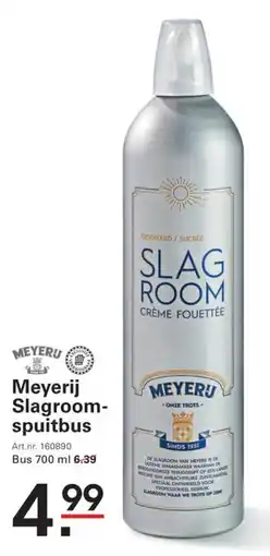 De Kweker Meyerij Slagroom-spuitbus aanbieding