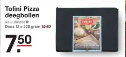 De Kweker Tolini pizza deegbollen aanbieding