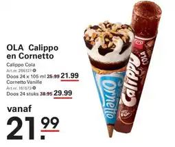 De Kweker Ola Calippo en Cornetto aanbieding