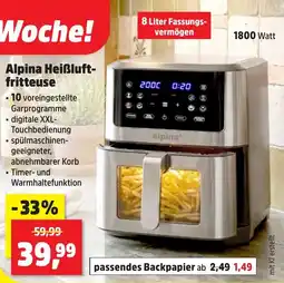 Thomas Philipps Alpina Heißluft-fritteuse aanbieding