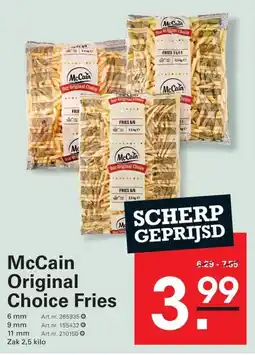 De Kweker McCain Original Choice Fries aanbieding