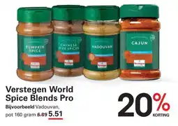 De Kweker Verstegen World Spice Blends Pro aanbieding