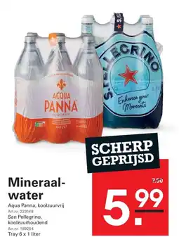 De Kweker Mineraal-water aanbieding
