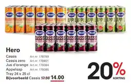 De Kweker Hero Cassis aanbieding