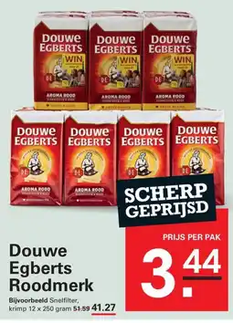 De Kweker Douwe Egberts Roodmerk aanbieding