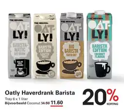 De Kweker Oatly Haverdrank Barista aanbieding