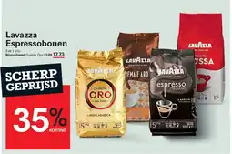 De Kweker Lavazza Espressobonen aanbieding