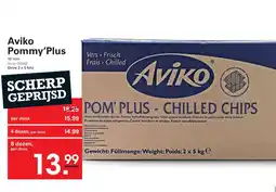De Kweker Aviko Pommy'Plus aanbieding